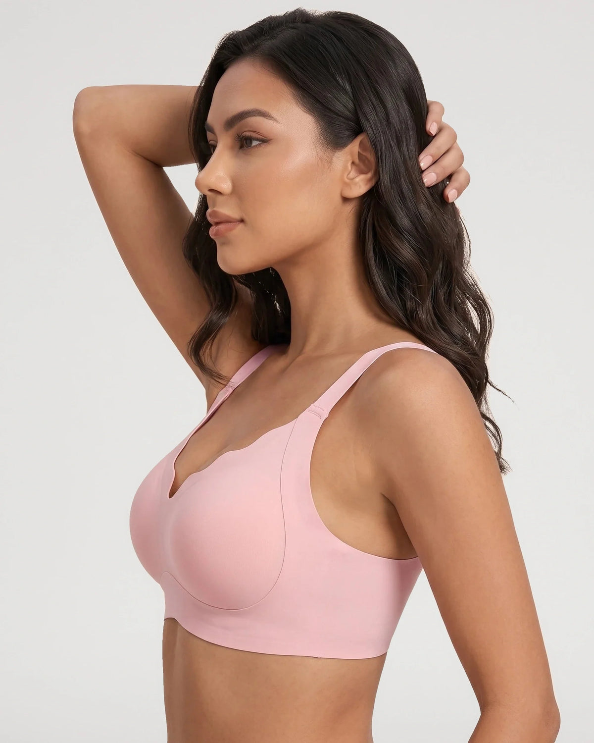 Scalloped Push-Up Jelly Bra