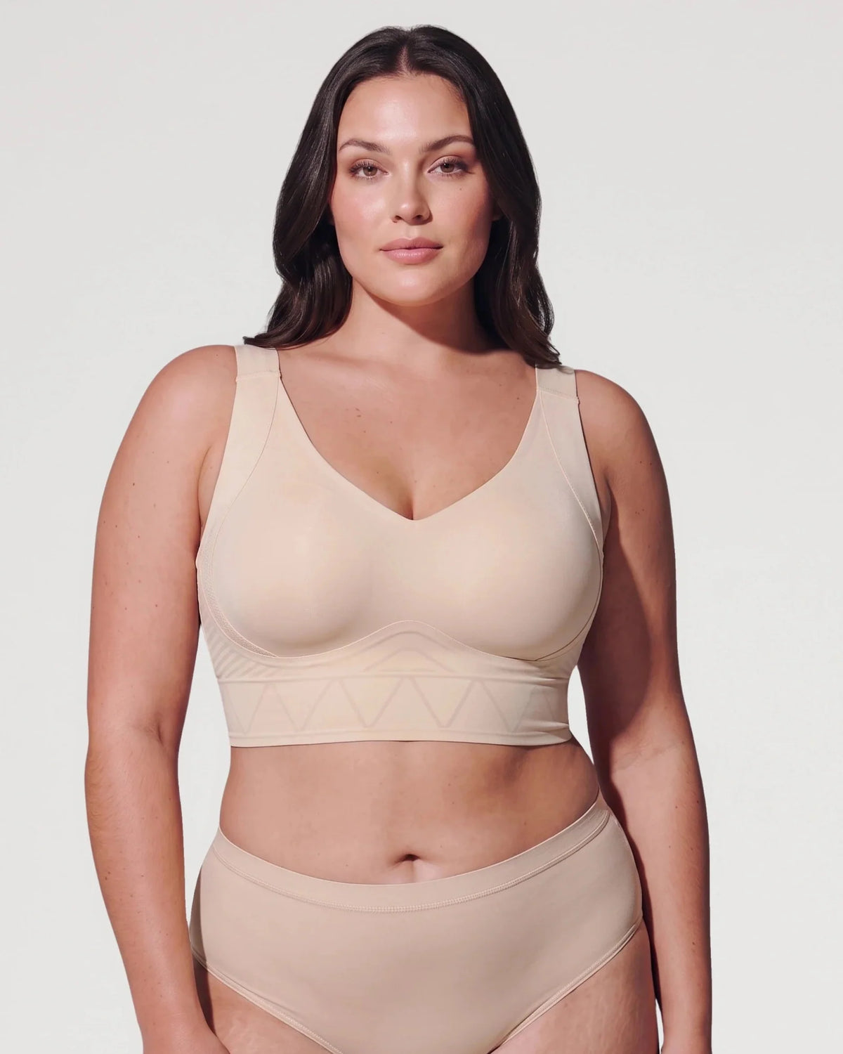 Plus Size Full-Coverage Wireless Padded Jelly T-Shirt Bra [BOGO]