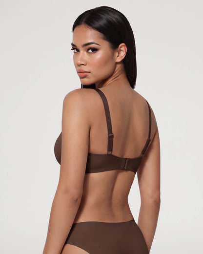 Seamless Unlined Balconette Underwired Bra