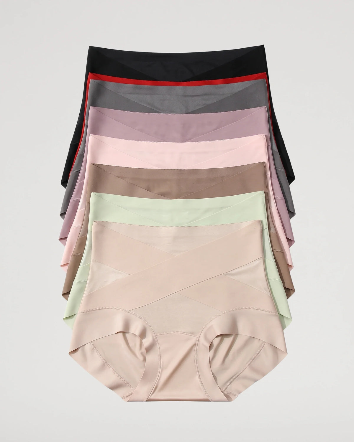 High-Waist Cross Compression Shaping Panties