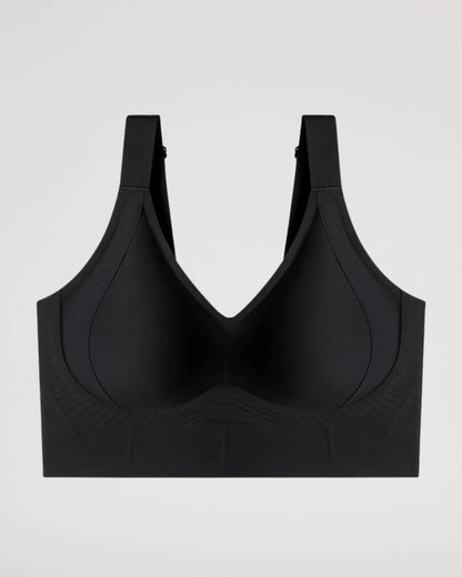 Plus Size Full-Coverage Wireless Padded Jelly T-Shirt Bra
