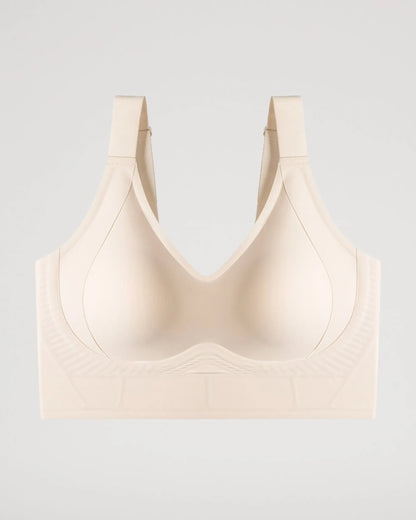 Plus Size Full-Coverage Wireless Padded Jelly T-Shirt Bra