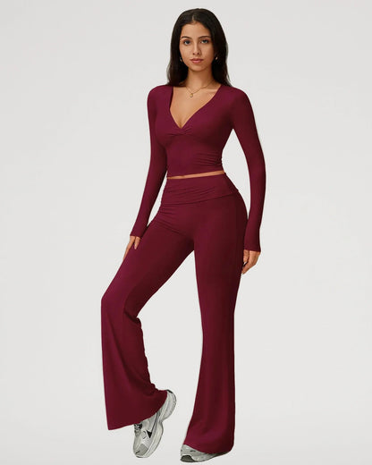 2-Piece High Stretch Sporty Activewear Set
