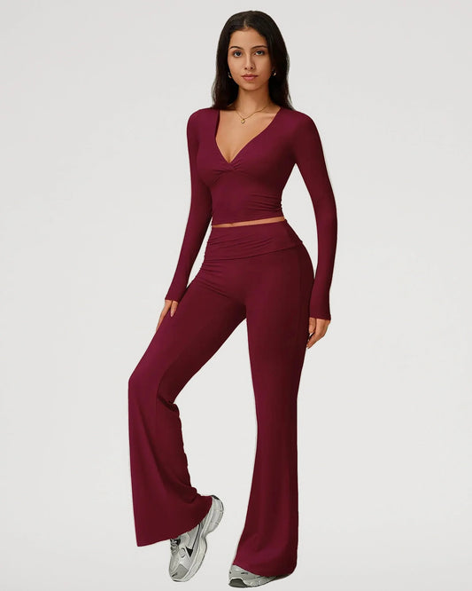 2-Piece High Stretch Sporty Activewear Set