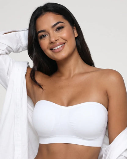 Seamless Wireless Strapless Bandeau Bra [BOGO]