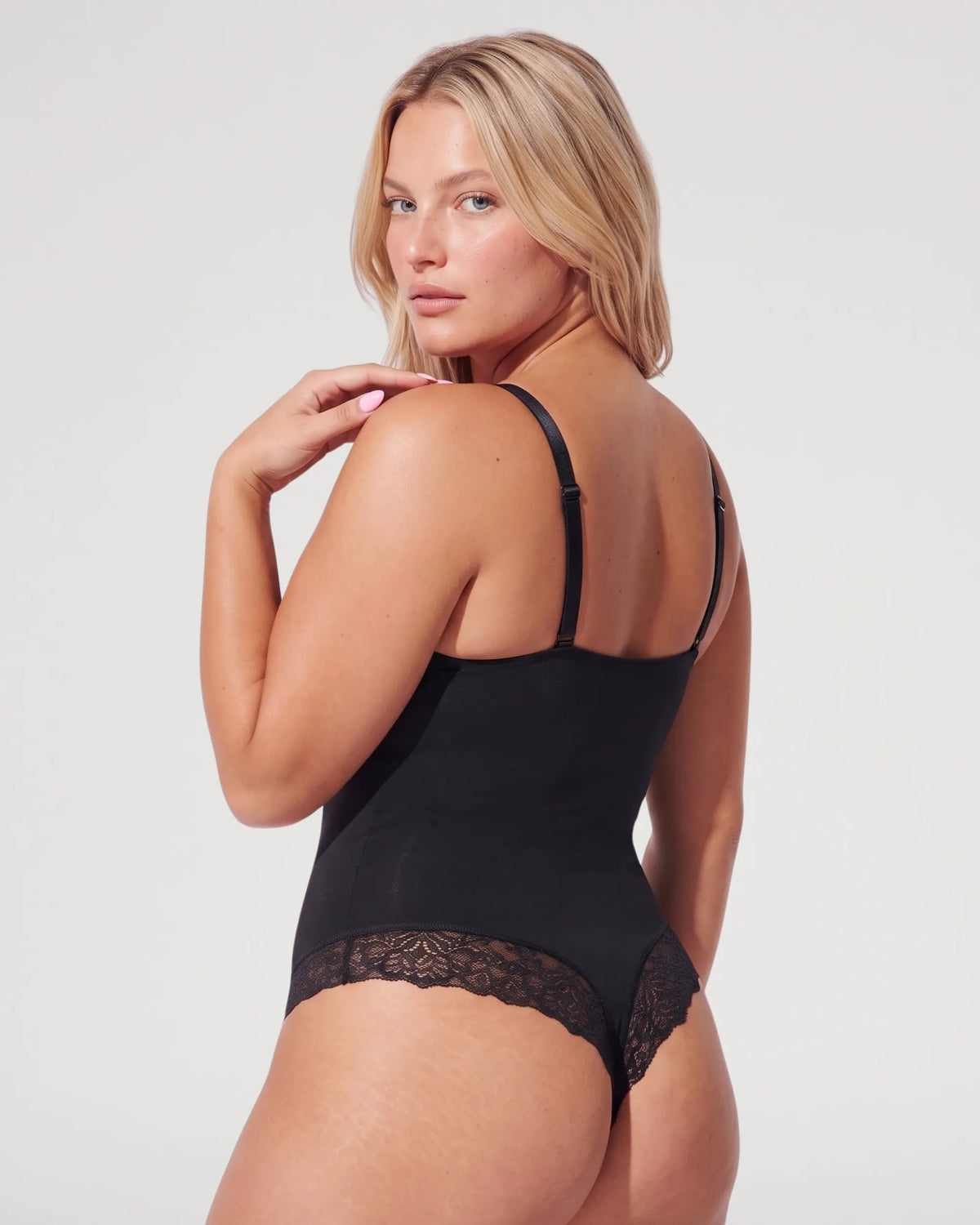 Luxe Lace Deep-V Shaping Bodysuit