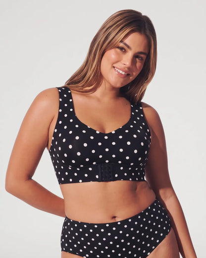 Seamless Front-Closure Wireless Posture Bra