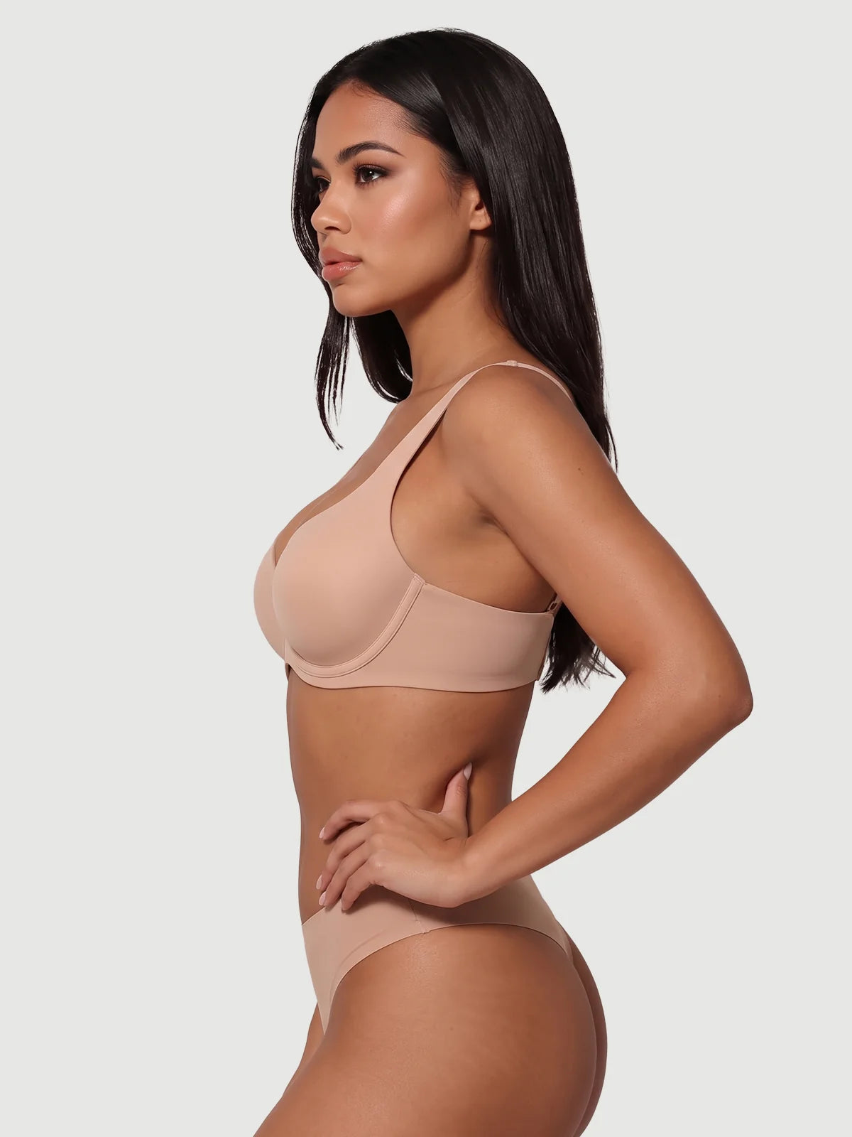 Seamless Unlined Balconette Underwired Bra [BOGO]