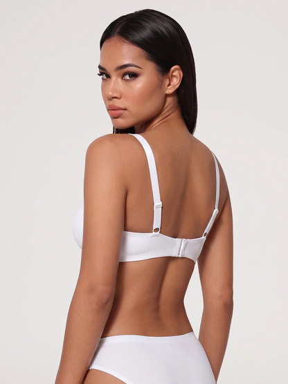 Seamless Unlined Balconette Underwired Bra [BOGO]