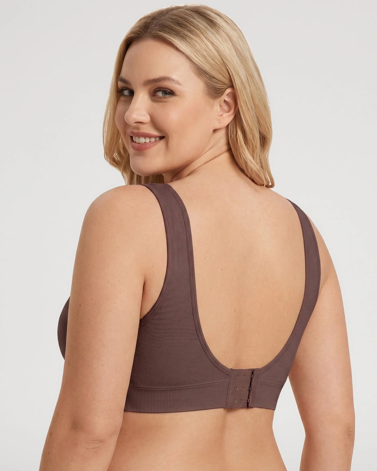 Comfort Wireless Full Coverage Push Up U Back Bra [BOGO]