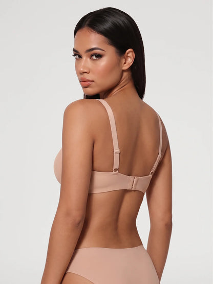 Seamless Unlined Balconette Underwired Bra [BOGO]