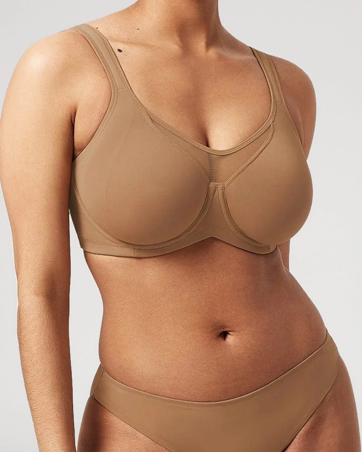 Full-Coverage Unlined Minimizer Underwire Bra [BOGO]