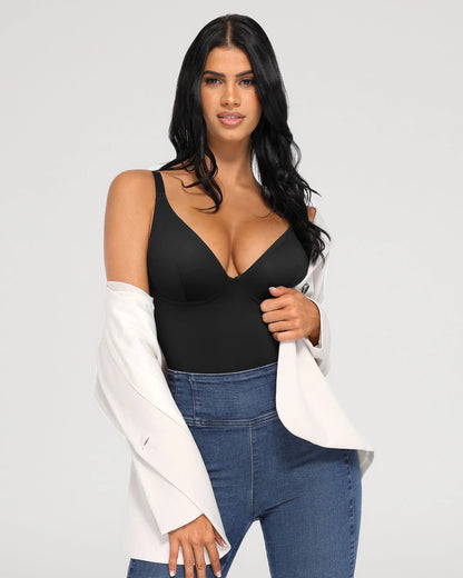 V-Neck Tummy Control Sculpt Bodysuit [BOGO]