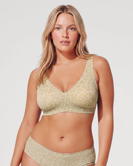 Seamless Wireless Plunge Push-Up Jelly Bra