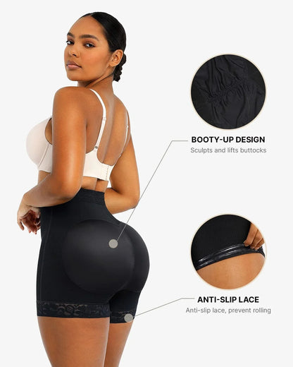 Lace Steel Boned Tummy Control & Butt Lifting Shaping Shorts [BOGO]