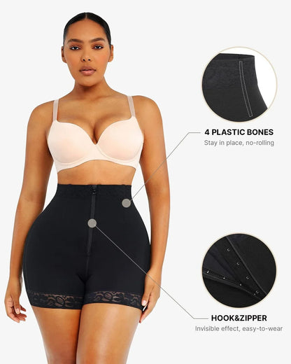 Lace Steel Boned Tummy Control & Butt Lifting Shaping Shorts [BOGO]