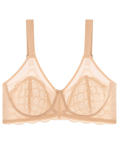 Lace Unlined Underwired Minimizer Bra [BOGO]