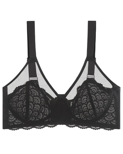 Lace Unlined Underwired Minimizer Bra [BOGO]