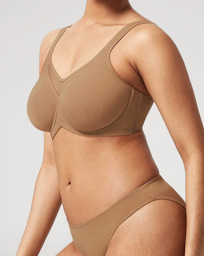 Full-Coverage Unlined Minimizer Underwire Bra [BOGO]