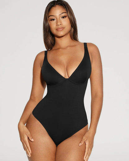 V-Neck Tummy Control Sculpt Bodysuit [BOGO]