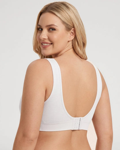 Comfort Wireless Full Coverage Push Up U Back Bra