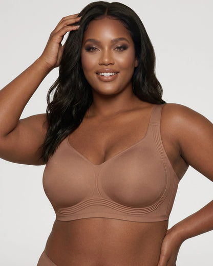 Wireless Full-Coverage Seamless Push-Up Jelly Bra