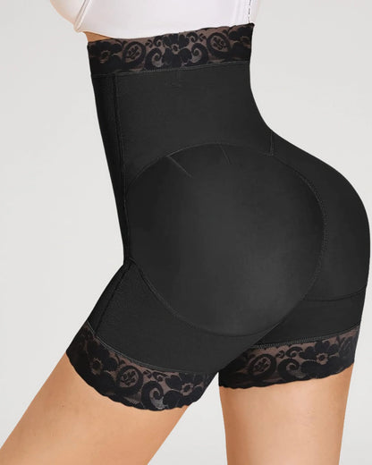 Sculpting High-Waisted Tummy Control Butt Lifter Shorts