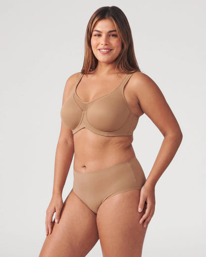 Full-Coverage Unlined Minimizer Underwire Bra [BOGO]