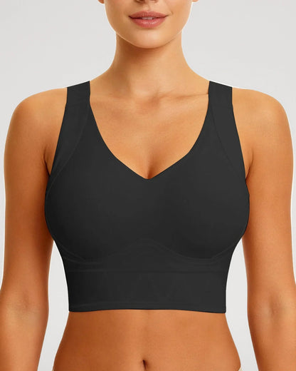 Plus Size Full-Coverage Wireless Padded Jelly T-Shirt Bra [BOGO]