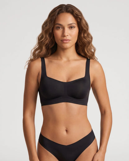 Seamless Square Neck Bralette & Panty Set
