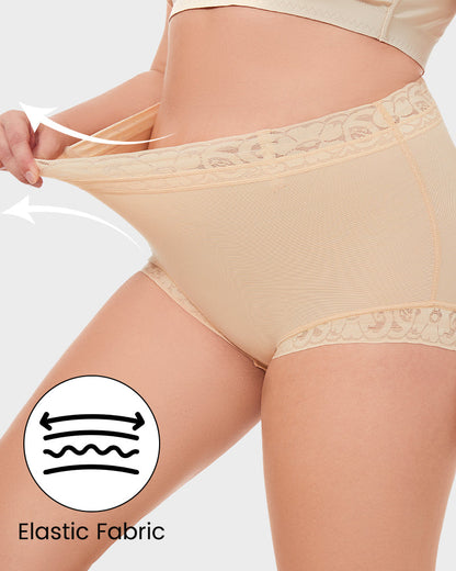 High-Waisted Tummy Control Butt Lifter Shaping Briefs