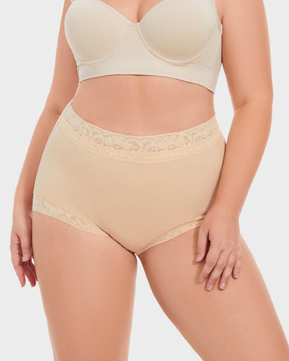 High-Waisted Tummy Control Butt Lifter Shaping Briefs